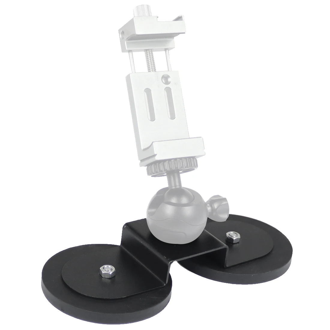 D43 D66 D88mm Magnet Magnetic Base Car Mount LED Light Phone Holder DSLR Camera Stand SUV Offroad Bracket 1/4' Ball Head Adapter