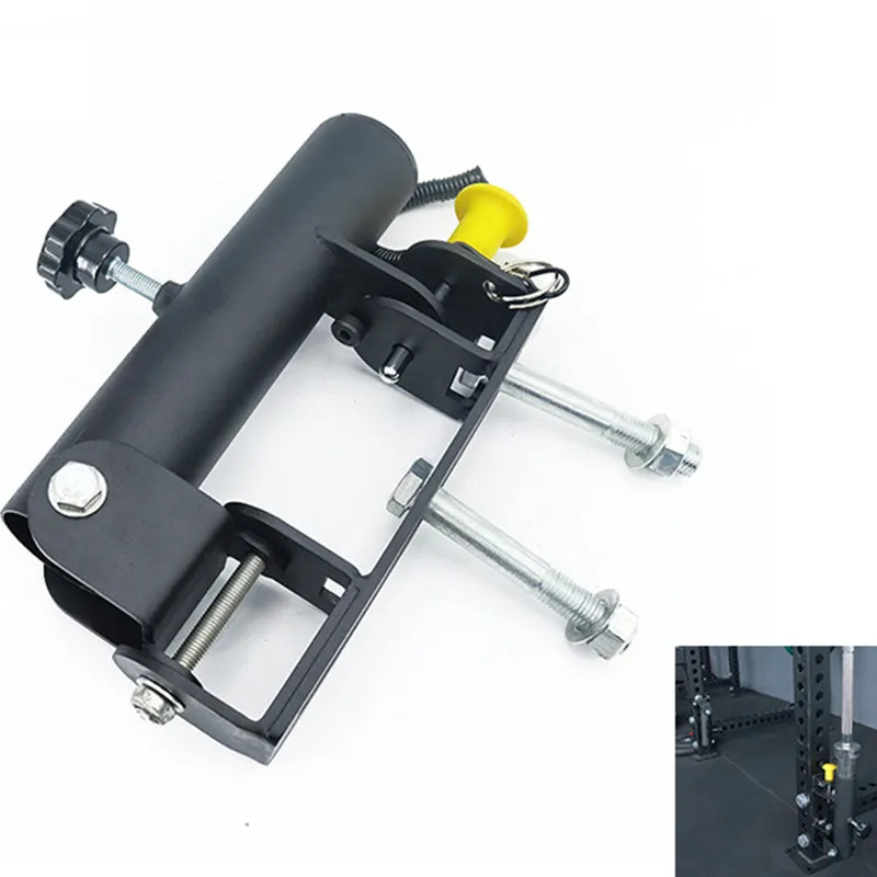 Estante multifuncional para barril de pistola, almacenamiento de remo integrado, estante de almacenamiento para barra de pesas, estante para sentadillas, equipo de fitness