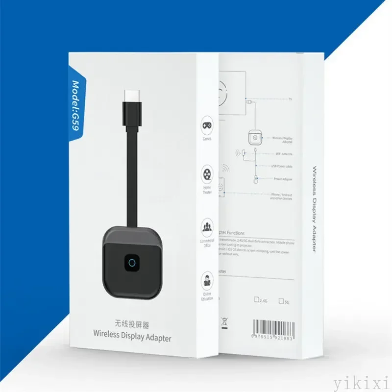 Mirascreen 5G 2.4G 4K 1080P Wireless HDMI-compatible TV Stick Dongle For Miracast Airplay DLAN TV Receiver Wifi Mirroring Screen