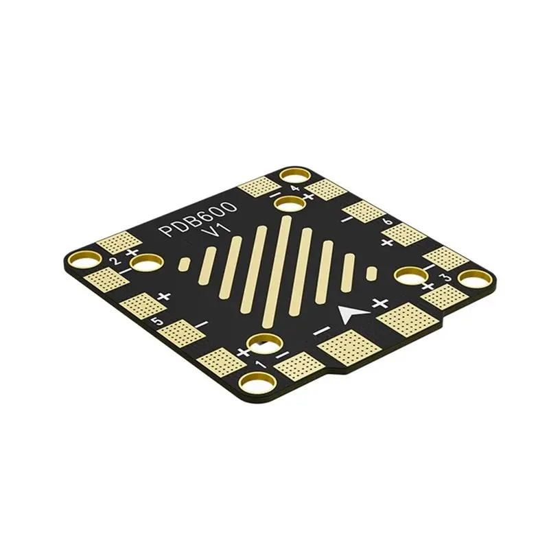 

【TODAY-BUY】PDB600 8S 600A Распределительная плата PDB для радиоуправляемых квадрокоптеров/мультикоптеров - двойной разъем для LiPo 4-8S