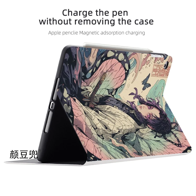 Kochou Shinobu Anime Voor iPad Air 4 5 Mini 5 6 Case Luxe Siliconen Voor Pro 12.9 11 Voor iPad 10e Beschermende shell Pro13 11 Air6