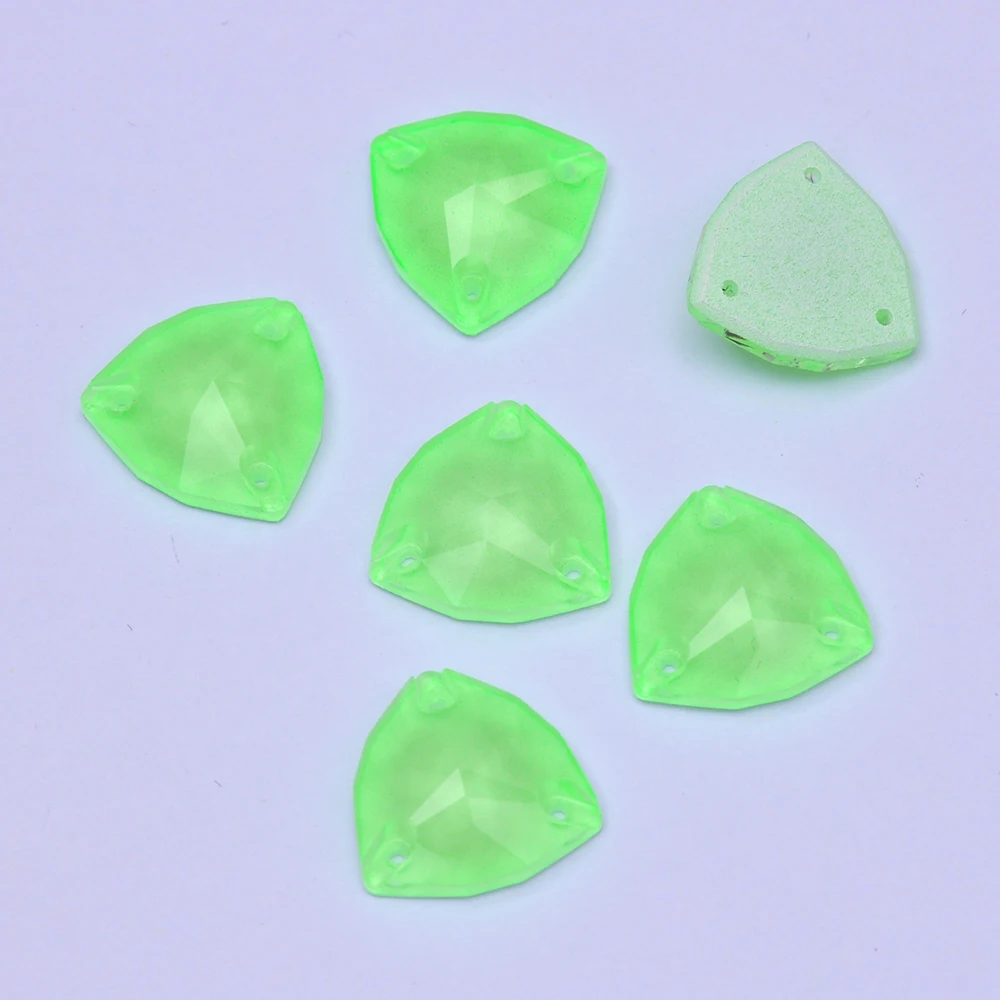 PUBRILEX Trilliant K9 Glas-Aufnähsteine mit Flacher Rückseite, Neonfarben, für DIY-Nähprojekte, Dekorative Kristallsteine für Taschen und Kleidung – Detail 5