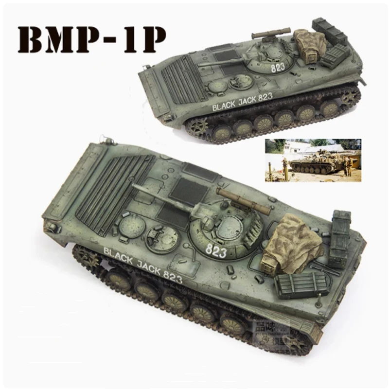 

1/72 масштаб советский гусеничный танк BMP-1 823 PP0060, имитация пластикового танка, модель дисплея, коллекционная игрушка, подарочная коллекция, украшение