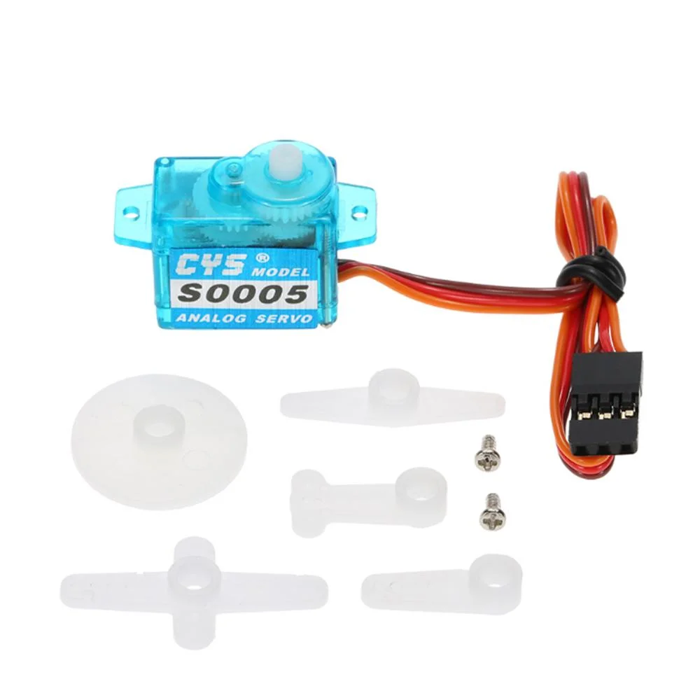 CYSModel S0005 5g Micro Plastic Gear Analog Standard Servo for RC Micro Airplane Fixed-Wing Helicopter Drones DIY Parts