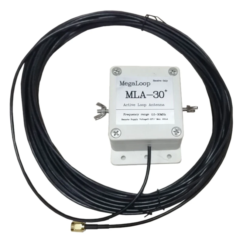 MLA-30 + Plus Upgrade Loop Antena, Recepção Ativa, 100Khz-30Mhz, Rádio de Ondas Curtas