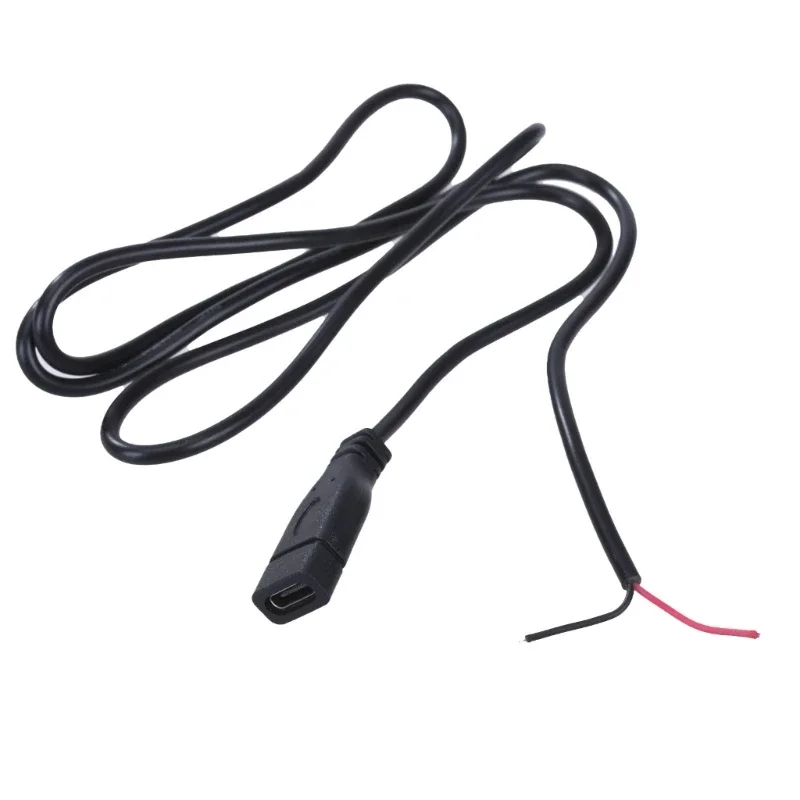 25 سنتيمتر/1 متر/2 متر نوع ذكر لفتح نهاية 2Pin تمديد كابلات الطاقة الحبل سلك 5 فولت 3A 22AWG ل مصباح ليد الموجهات مروحة