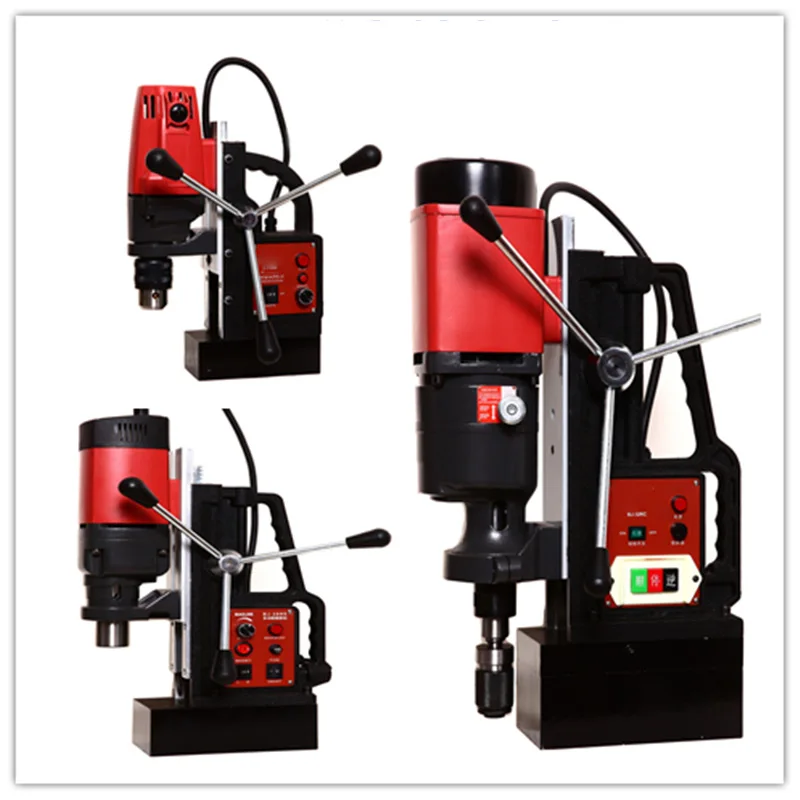 Magnetic drill Suction iron drill Tapping drill Attack machine Adjustable speed forward and reverse electric drill