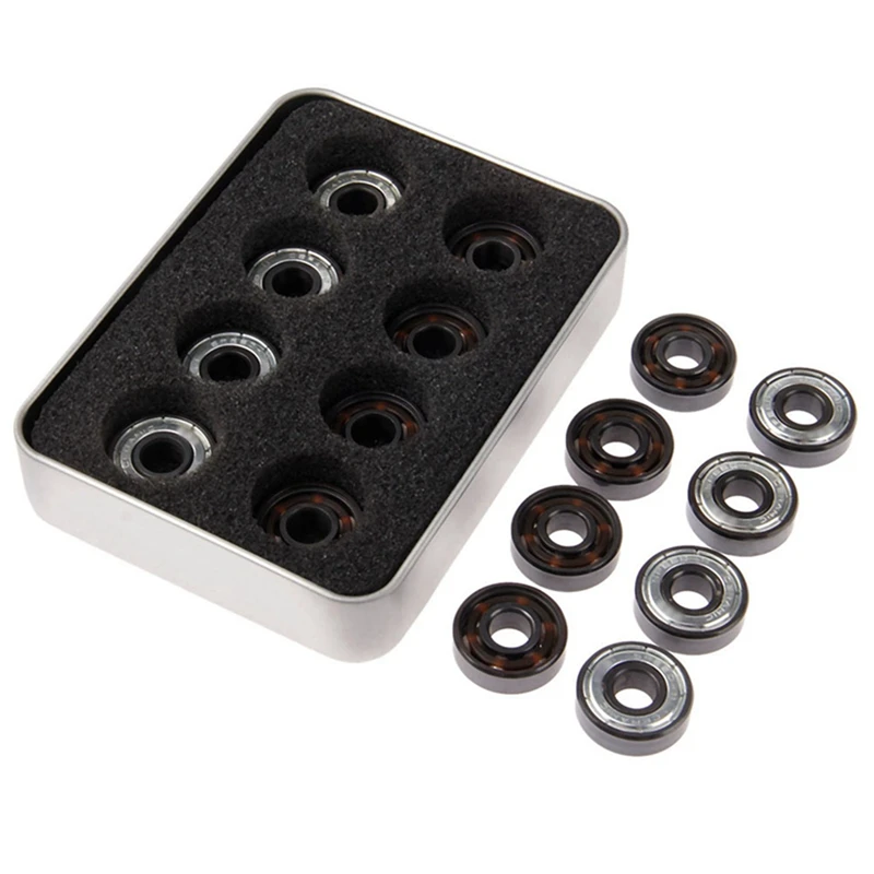 32Pcs BSB 608 ABEC-11 6 Bead Ceramic Skateboard Bearings Roller Skate Bearings Ice Skate Bearings Long Board Bearings