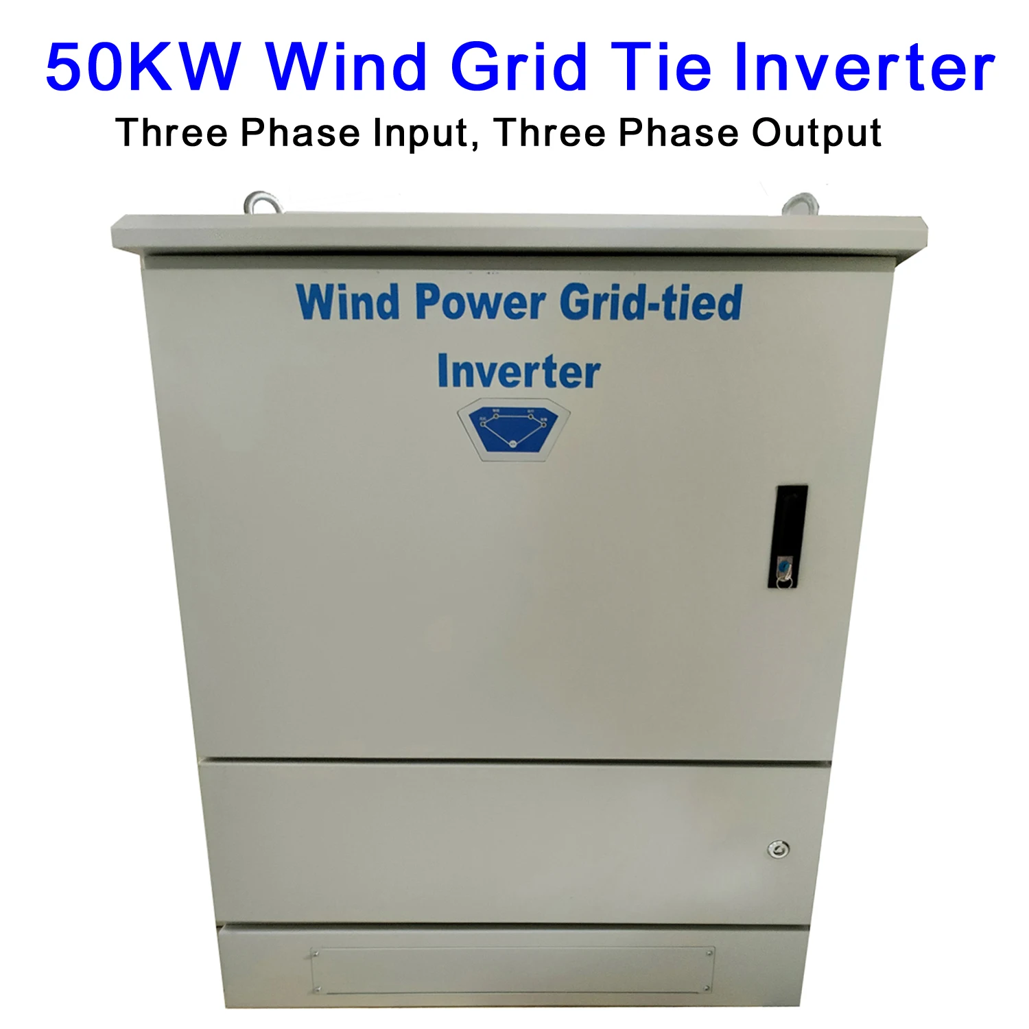 50KW On Grid Wind Inverter Three Phase 380V 50Hz/60Hz 50000W Power Grid-Tie MPPT With Switch, Dump Load, Optional RS485