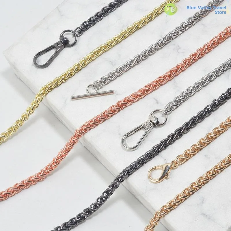 Removable Replacement Metal Chain Crossbody Bag Strap Unisex Single Shoulder Bag Accessory Detachable Fashion Bag Parts