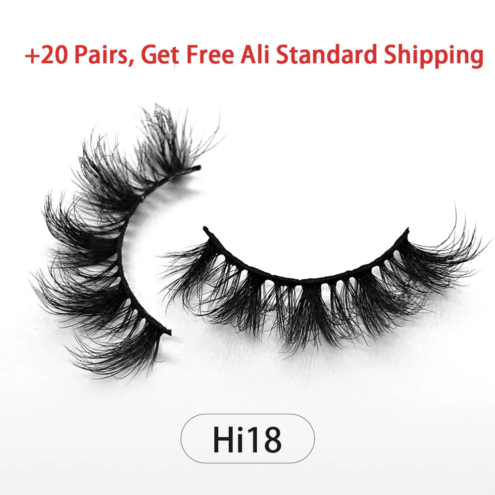 12-15mm 3D Faux Mink Lashes Bulk Volume Fluffy Natural False Eyelashes Thick Dramatic Mink Eyelash With Free Packing Boxes