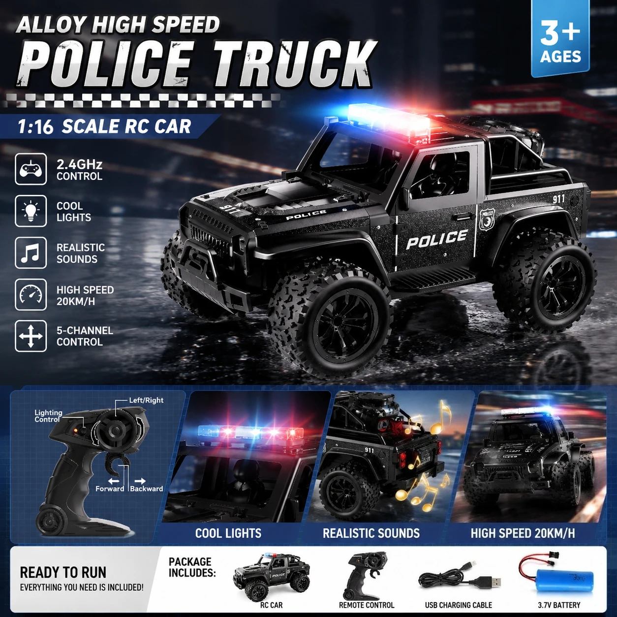 2.4G Remote Control Car 1:16 A - Outdoor Lighting Under Eaves review and price