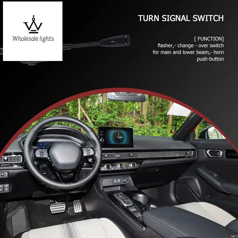 

4X Steering Column Turn Signal Switch Far And Near Light Switch Horn Push-Button For Mercedes-Benz & Old Tractor