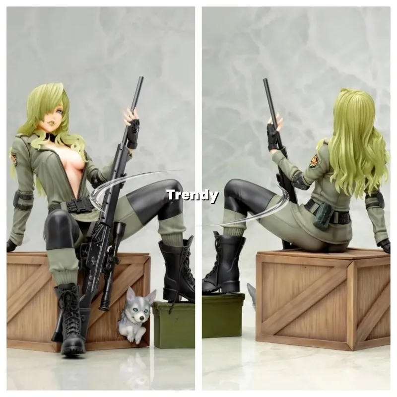 

Original Kotobukiya Metal Gear Entity-Sniper Wolf-Bi Shouzu Statue-1/7 Animation Character Action Character Model Decoration