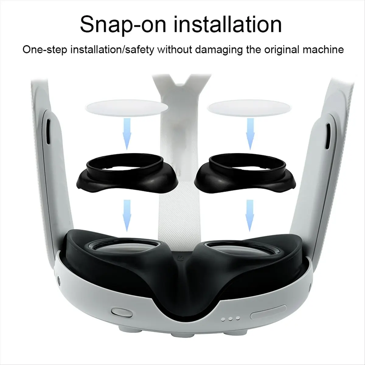 Lens Protective Cover Frame Anti-Blue Lens Mirror Protective Eyewear Frame Anti-Scratch Lens Insert for 3