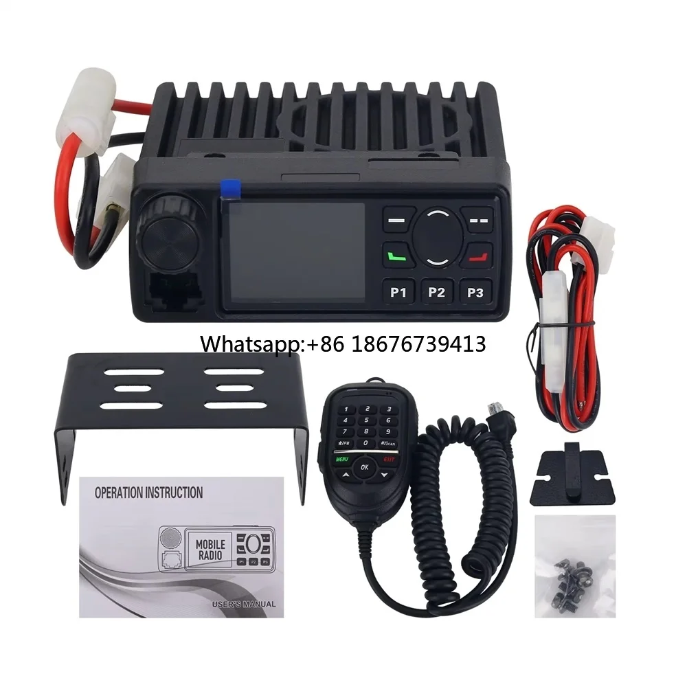 HamGeek MT-8900 Mini Mobile Radio AM FM Receiver VHF UHF Transceiver Supports Sweep Frequency