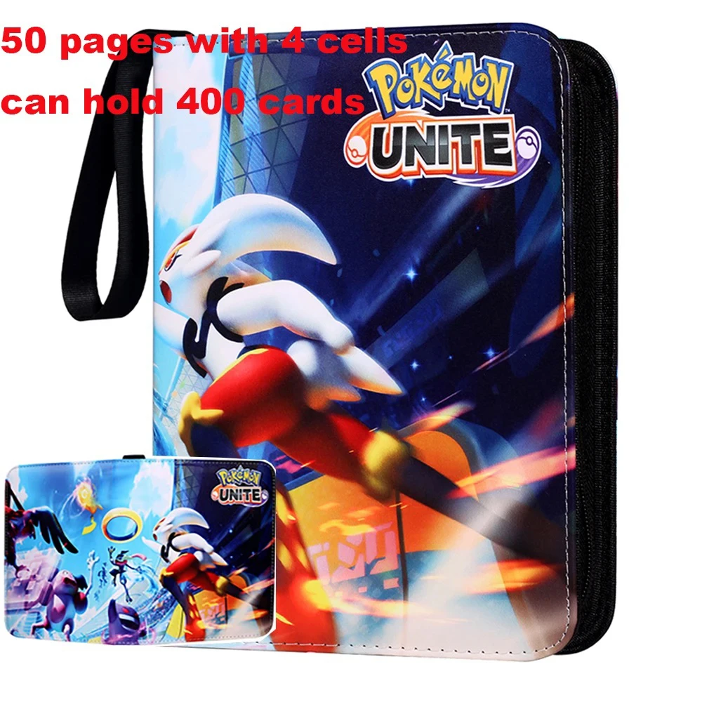 Binder Trading Card for Pokemon, Binder Collection Card, Custom Book Holder with 50 Sleeves, 400 Pockets