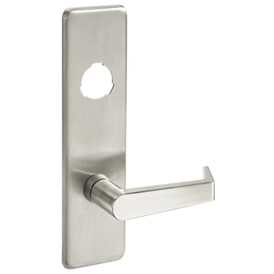 

Yale AU 426F X 630 X RHR x LC Exit Device Lever Handle Outside Trim for Classroom Security CylinderControlled Lever Operation N