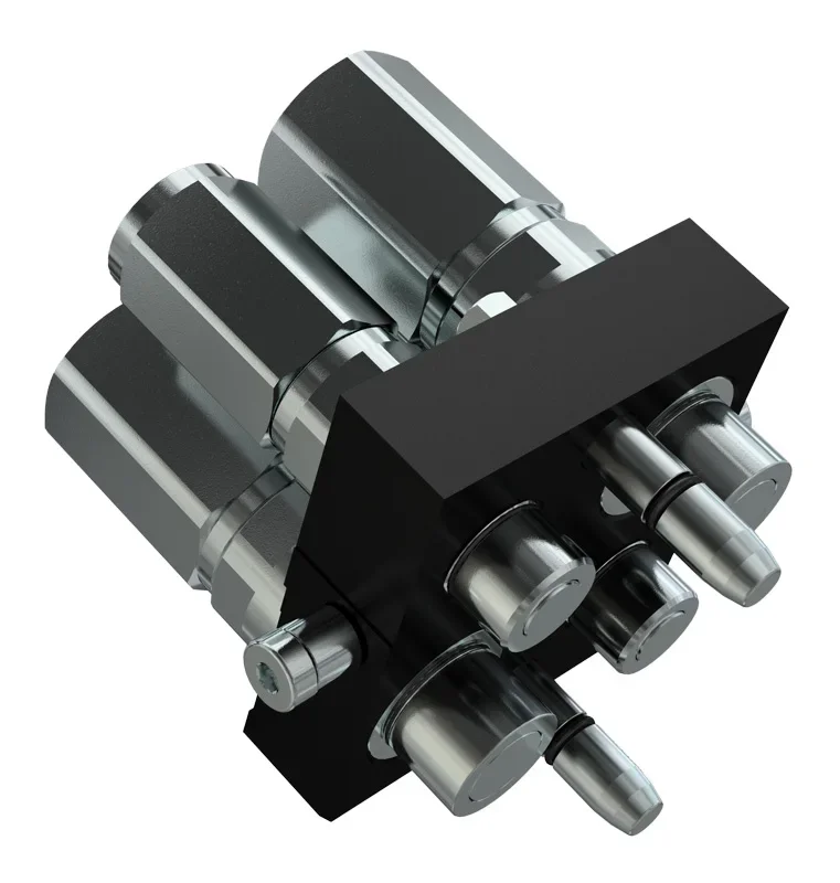 Faster replacement P 5065 5 way multi-pole couplings Clean-break multi-couplings plate for Agriculture and construct machine