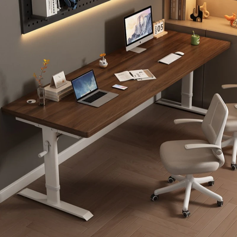 

Hand lift desk Student computer desk home Workbench e-sports table Desktop computer modern escritorio gamer furniture offices