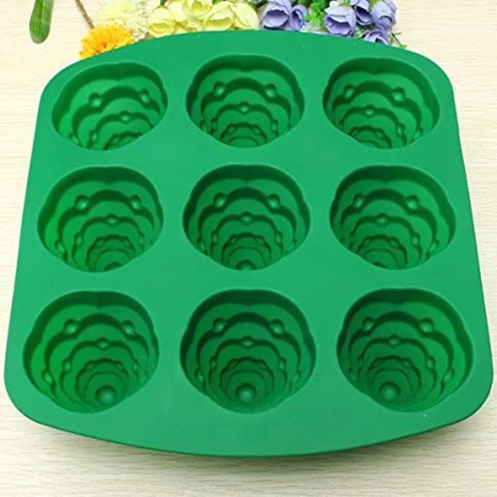 

1 pc Silicone Christmas Tree Mold 3D Baking Diy Candy Jelly Fondant Pan Non-Stick Oven Safe Baking Tool