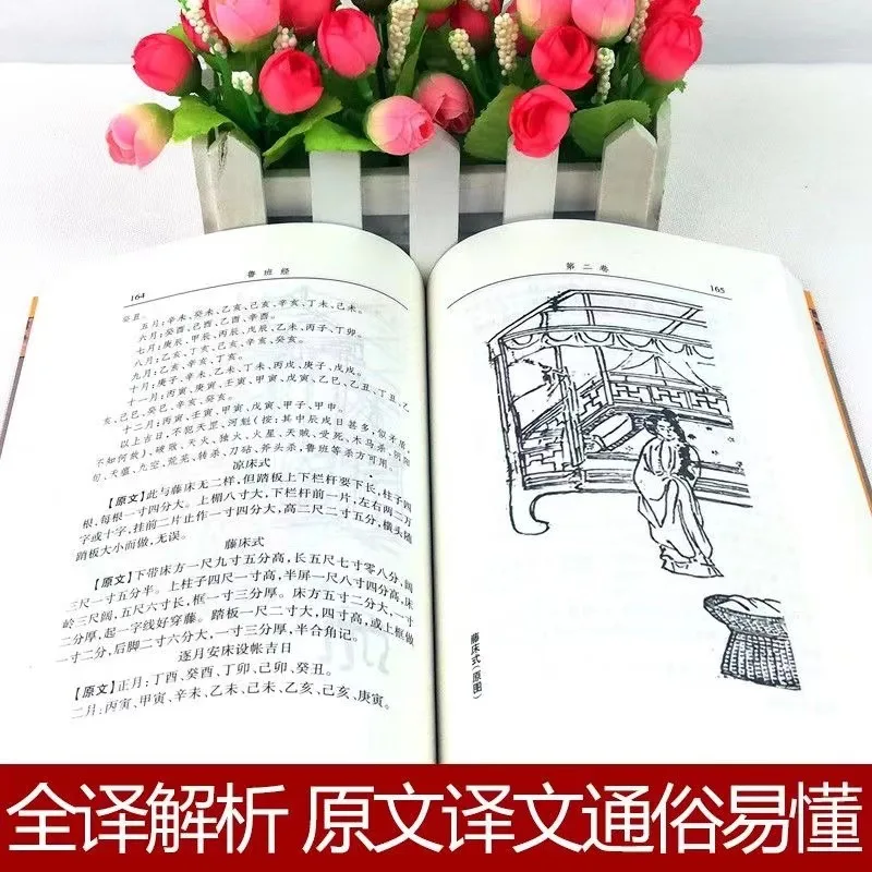 Lu Ban Jing Quan Shu, Lu Ban Shu 풍수 고대 서적 비밀 기술 희귀 도서 정품 도서