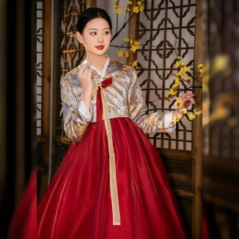 Ropa coreana de alta gama Clan Chorus vestido de danza folclórica Yukata mujeres