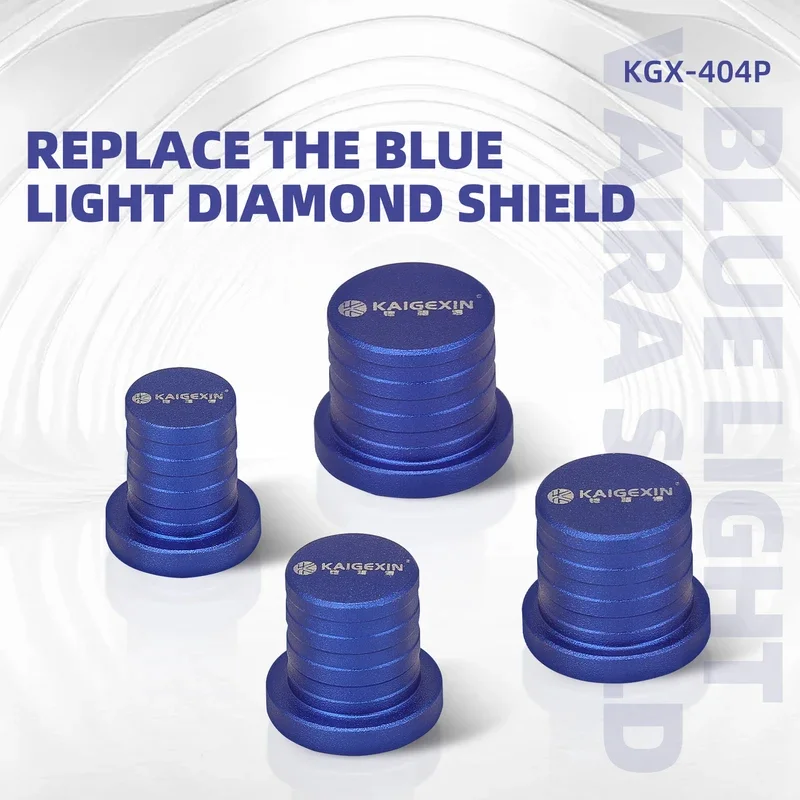 KGX-404P Magnetic Blue Lens Shield Rear Camera Protective Cap High Temp Resistant Cover For iPhone 13-17 Series Repair