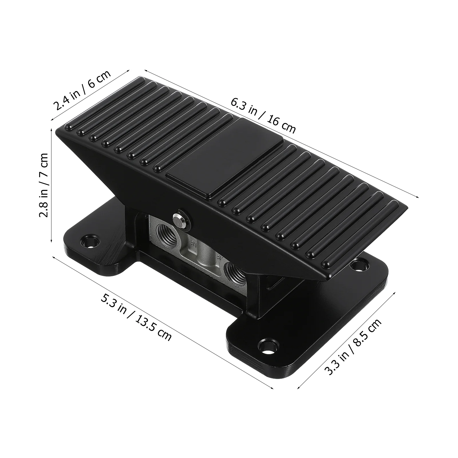 Pneumatic Foot Pedal Momentary 5 Way 3 Position Nonslip Pressure Control Foot Pedal Valve Pneumatic Foot Pedal Valve