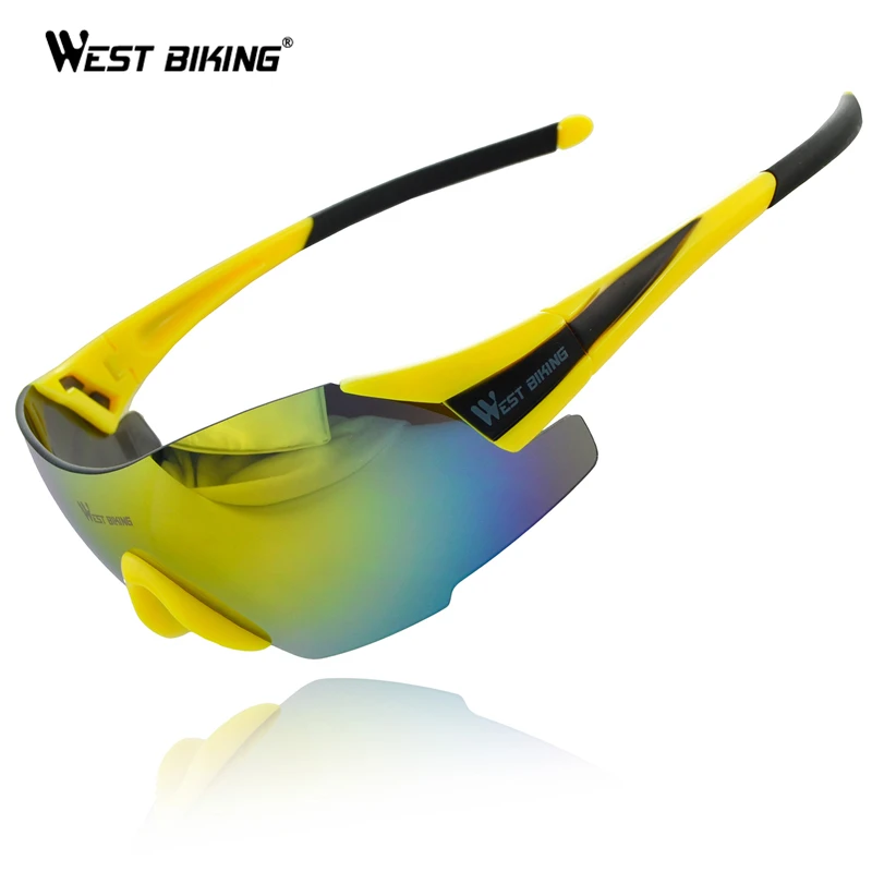 WEST BIKING Sports Men Sunglasses Road Bicycle Glasses Mountain Cycling Riding Protection Goggles Eyewear Mtb Bike Sun Glasses