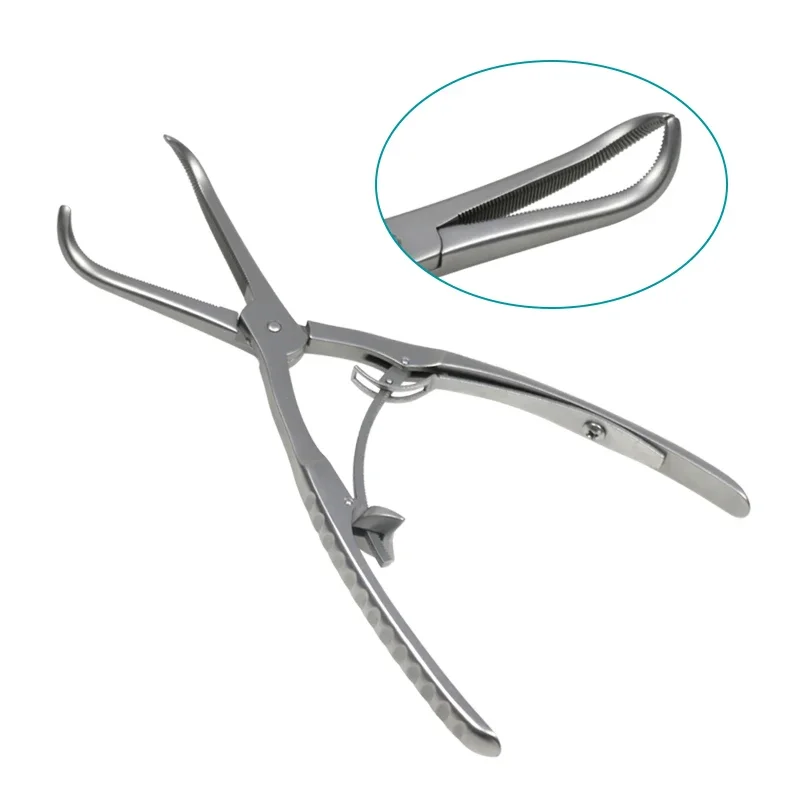 

1pcs Reduction Forceps Self-locking Fixed Pliers Stainless Steel Orthopedic Surgical Instrument pet