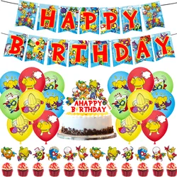 Superthings Birthday Party Decoration Balloon Banner Backdrop Cake Topper Superzings Party Supplies Baby Shower
