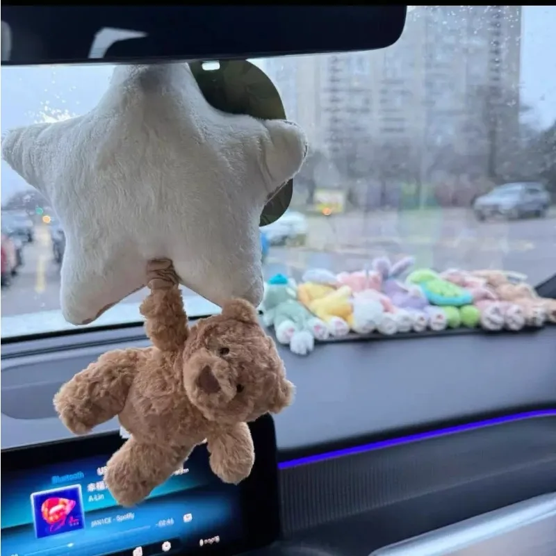 

Jel Cat Bell Doll Plush Toy Label Complete Pink Rabbit Bear Bell