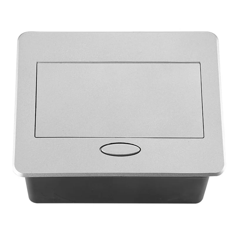 1 Set Recessed  Countertop Socket Floor Outlet Covers Box For Office US Plug