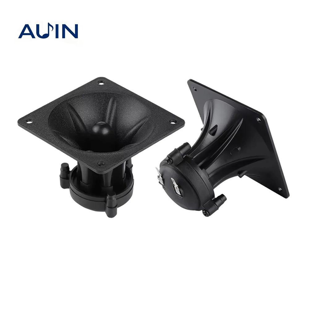 AUIN 2 Stück Piezoelektrische Hochtöner 150W 85MM Lautsprecher Keramik-Buzzer Hochtöner Quadratischer Audio-Lautsprecher