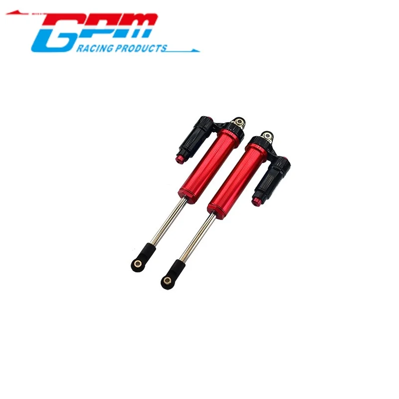 GPM UDR135FX/LN ALUMINUM 6061-T6 FRONT L-SHAPE PIGGY BACK (BUILT-IN PISTON) INTERNAL DAMPER 135MM FOR TRAXXAS 1/7 UNLIMITED DESE