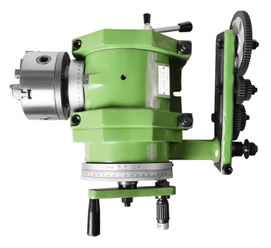 

Universal Dividing Head F11-100A with gear K11-125A 3-jaw chuck for cnc drilling milling lathe machine indexing work