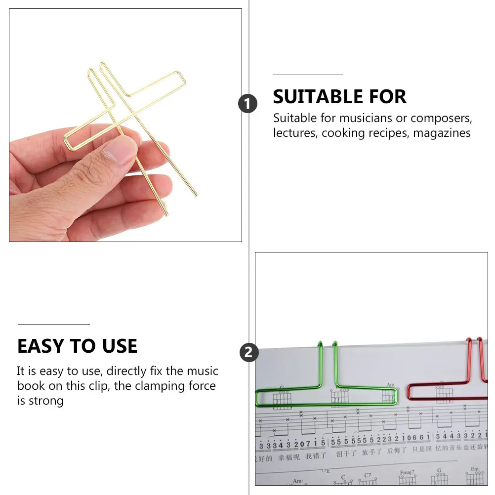 

3 Pcs Book Clip Page Holder Clips Securing Fixing Journal for Reading