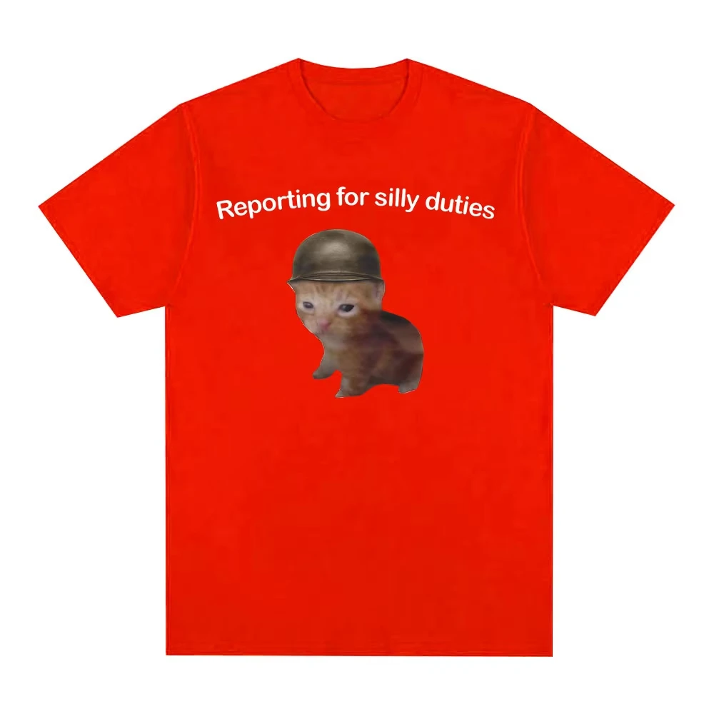 الرجال والنساء المألوف عادية فضفاض تي شيرت الشارع ارتداء تقرير مسؤوليات غبية مثيرة للاهتمام القط متحمس تي شيرت #4