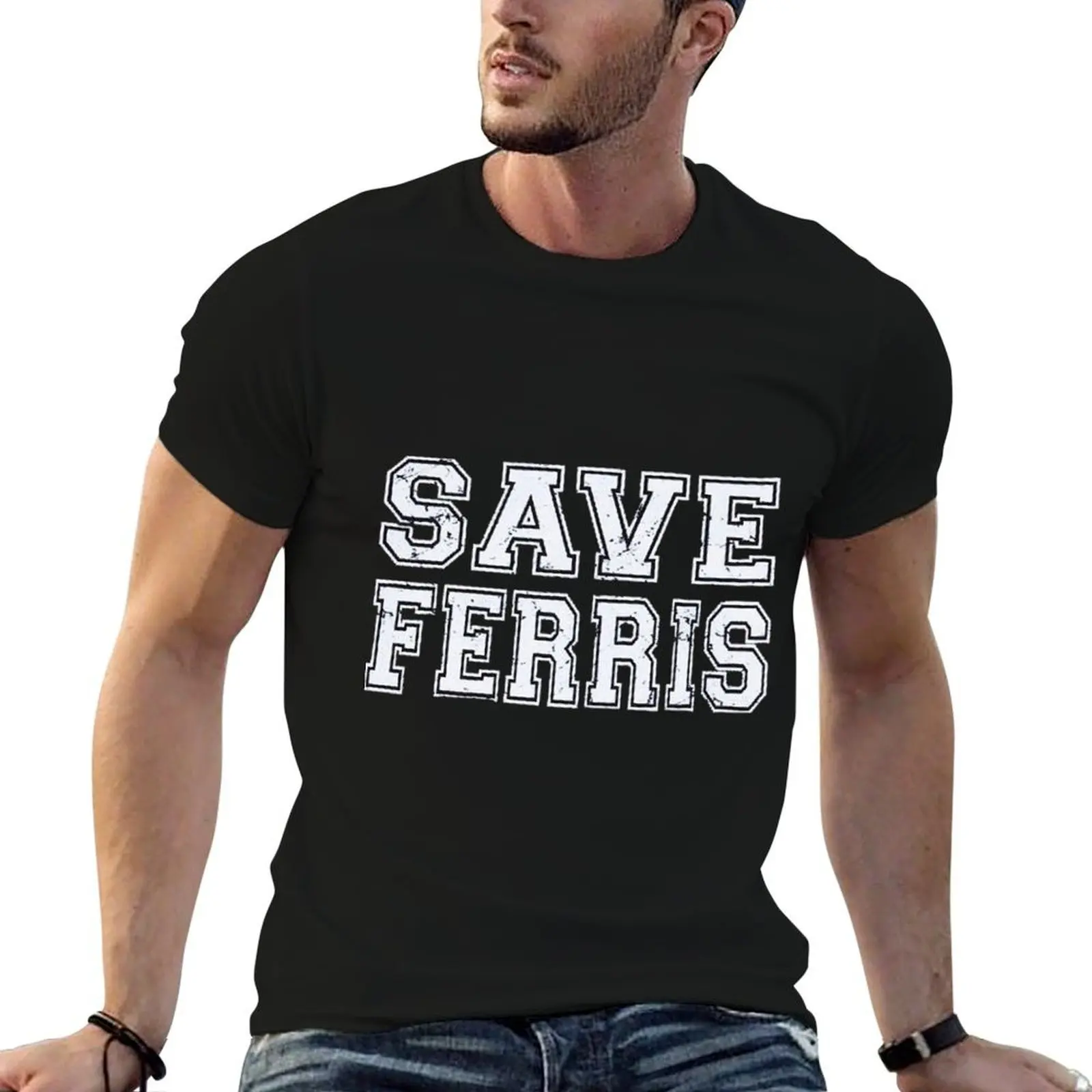 

save ferris T-Shirt man t shirts cotton t shirt man designer t shirts with prints T-shirt