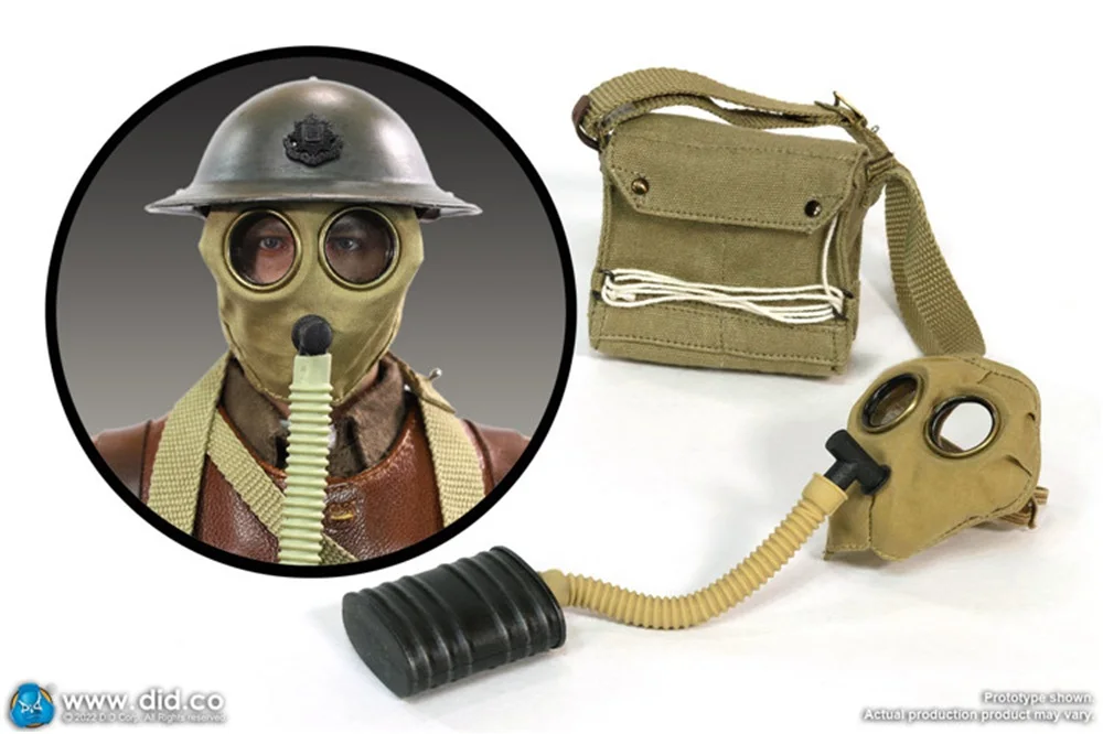 1/6 DID B11013 WWI militare il soldato di fanteria britannico Tom Battle Helmet Mask copricapo modello Fit 12 \