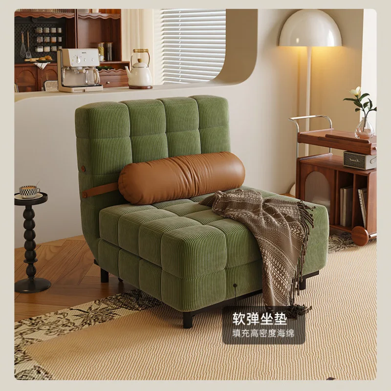 Retro single foldable sofa bed multi-functional sofa bed dual-purpose new model
