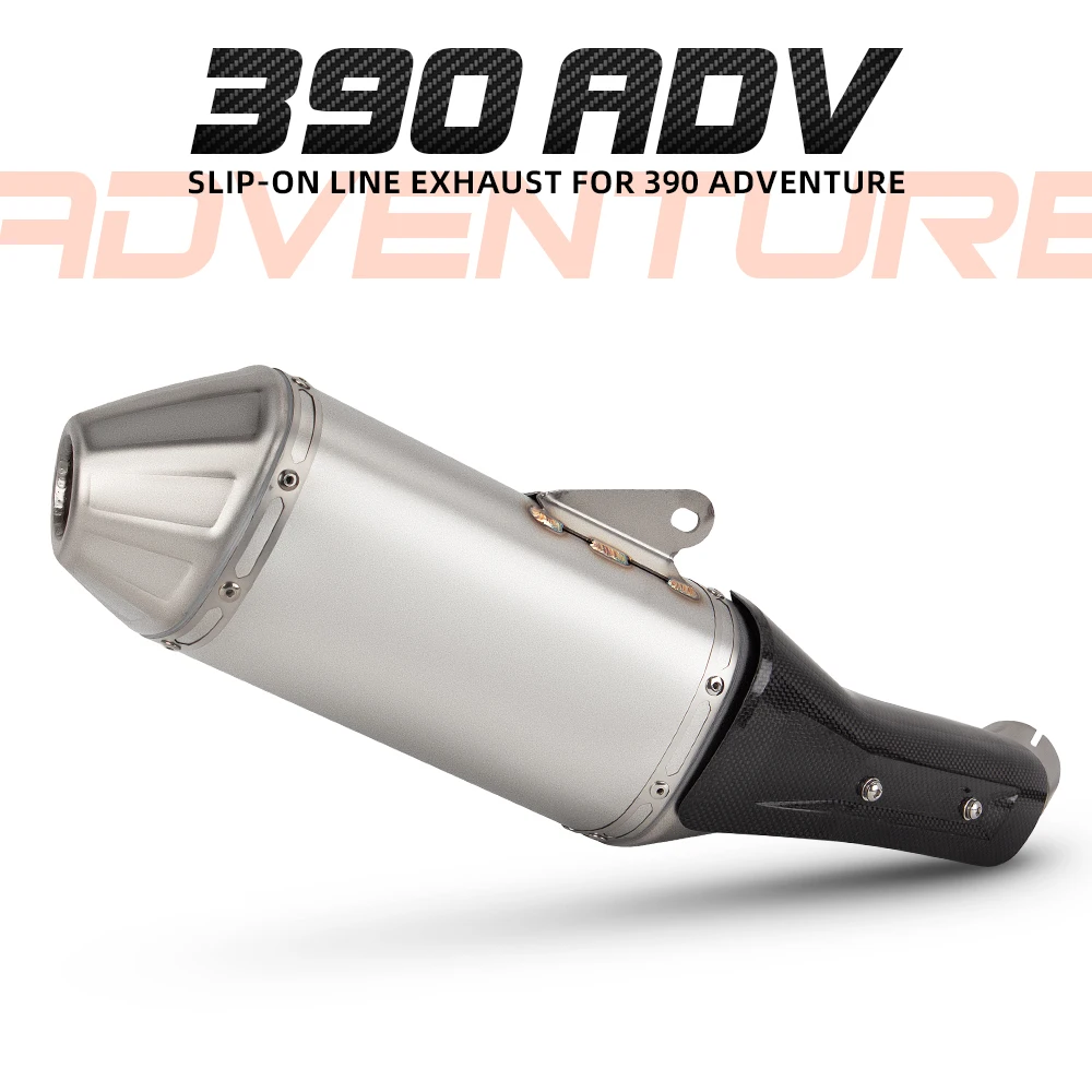 

Для 390 ADV 390 Adventure мотоцикла, модифицированный комплект выхлопной системы без шнуровки, глушитель Escape из нержавеющей стали Akra с DB killer