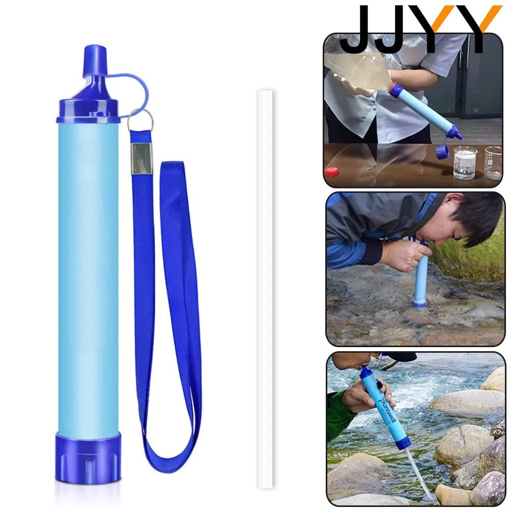 jjyy purificador de agua portatil ao ar livre qualidade superior camping caminhadas emergency life survival filter 01