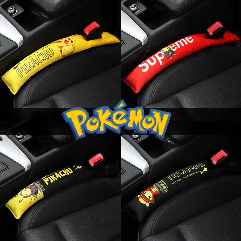 

Pokemon Anime Pikachu Car Seat Gap Leak-proof Strip Seat Edge Mobile Phone Anti-fall Decoration Accessories Children's ToysGifts