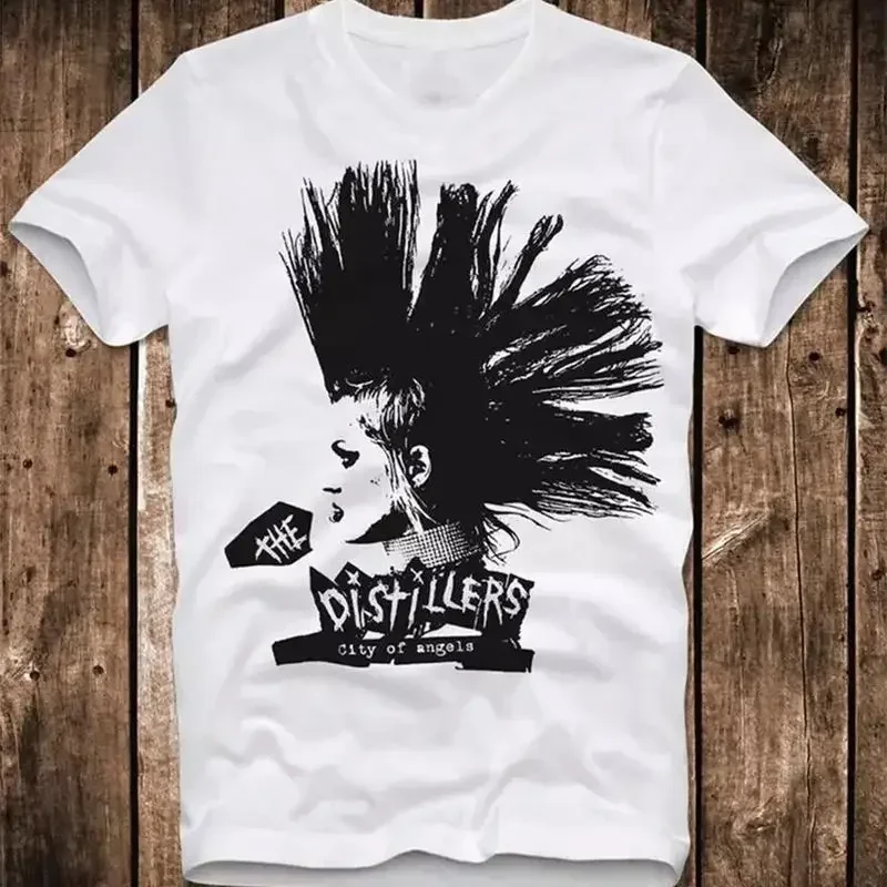 T shirt The Distillers City Of Angels Punk Rock Music Size S 5XL