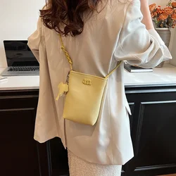 Mobile Phone Bag Women's 2024 New Messenger  Dopamine Trend Cute Small Fresh Shoulder Bag Vertical Women's Bag