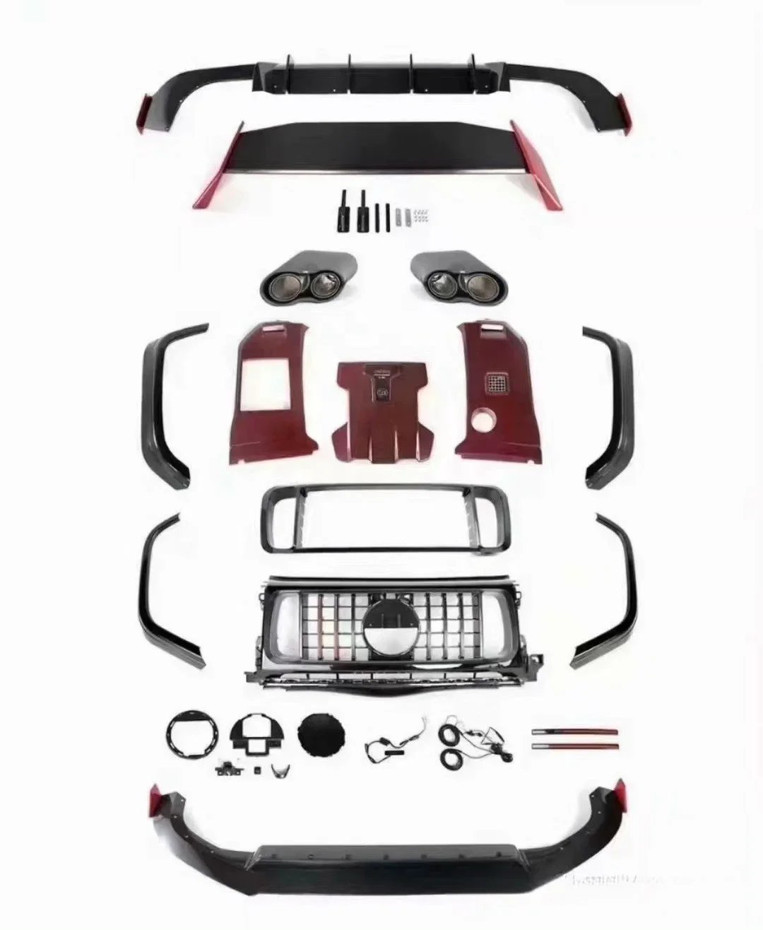 Body Kits For Mercedes-Benz G-Class G Wagon G500 G550 W463 2000-2018 Change to W464 for 2019+ For Brabu Part Accessories