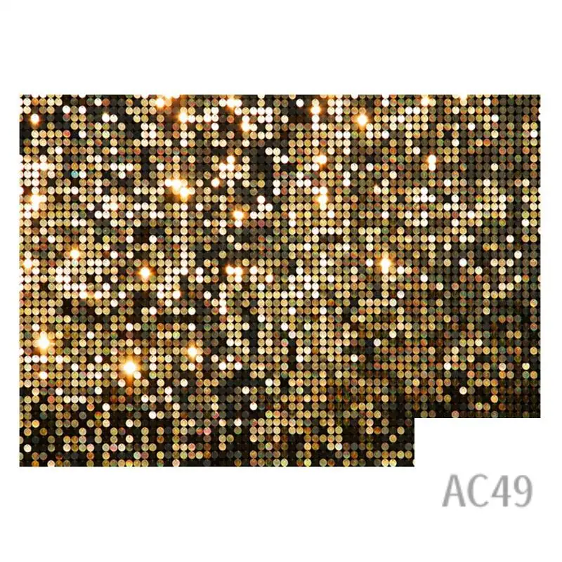 

C9-210X150cm Glitter Gold Decorative Photography Backdrops Children's Shower Birthday Party Banner Photography Fabrics Durable