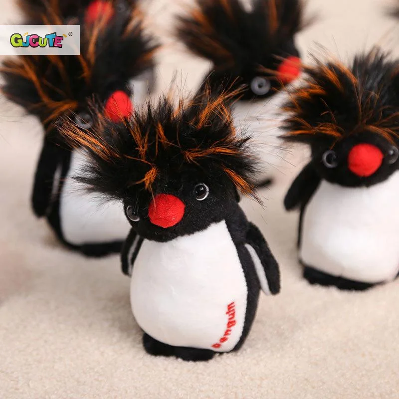 

Милый плюшевый брелок-пингвин, мультяшная кукла с наклоненной головой, декоративный мини-шарм для сумки, рюкзака, подарков